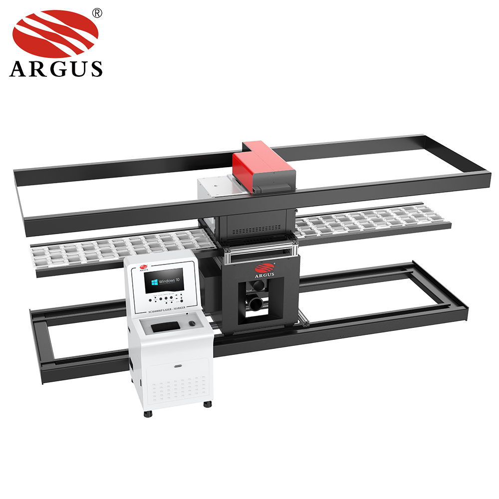 ARGUS 3D Dynamic CO2 Laser Hole Cutting Machine for Packaging Industry Fruit/vegetable Plastic Box Milk Tea/coffee Plastic Lid