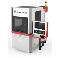 Sunic easy to operate Enclosed Co2 Laser Marking Machine for Paper Leather