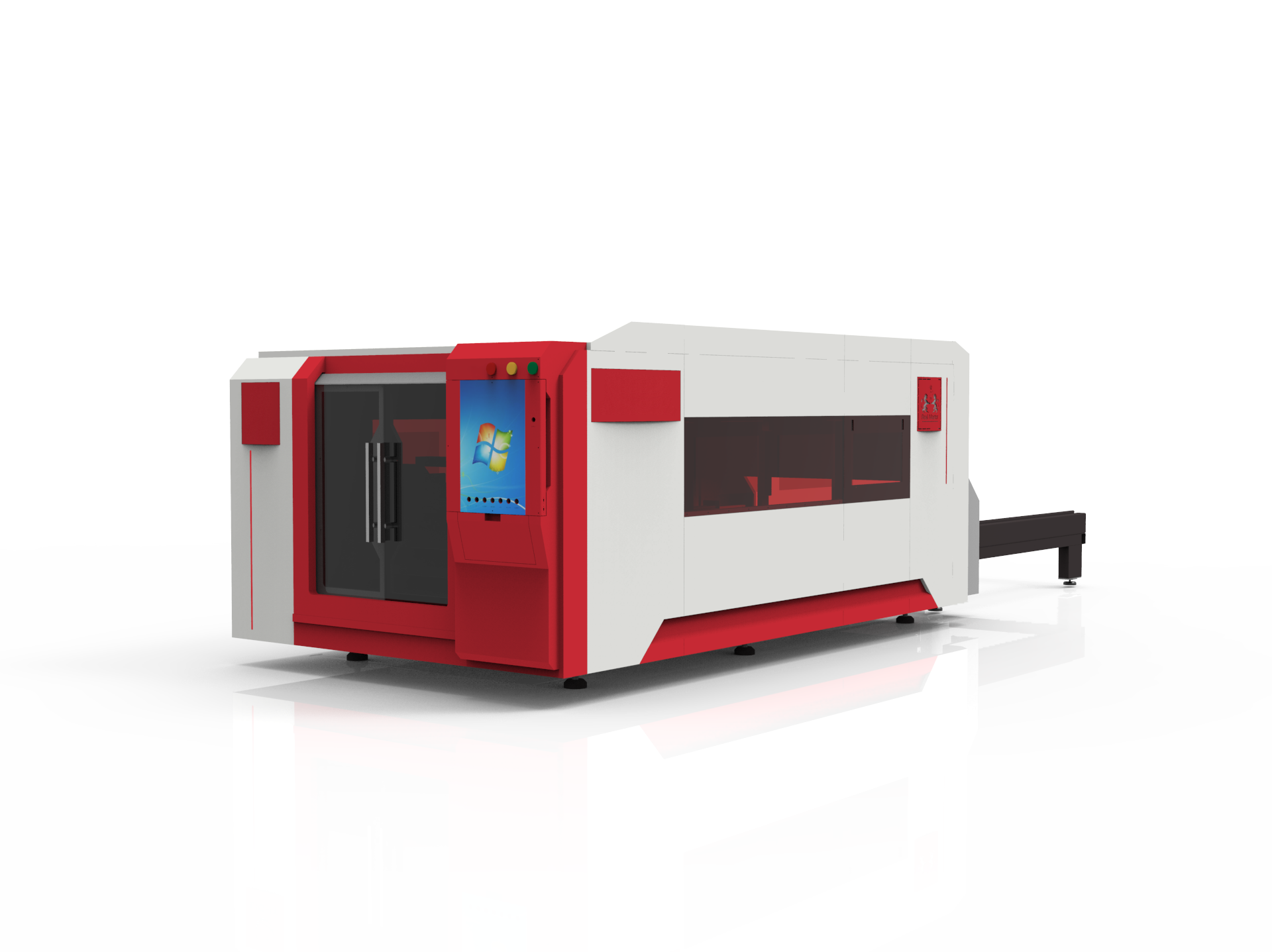 4000w Full Enclosed Metal Fiber Laser Cutting Machine 