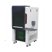 Sunic 30w Enclosed Uv Fiber Laser Marking Machine for Glass Iphone with Computer