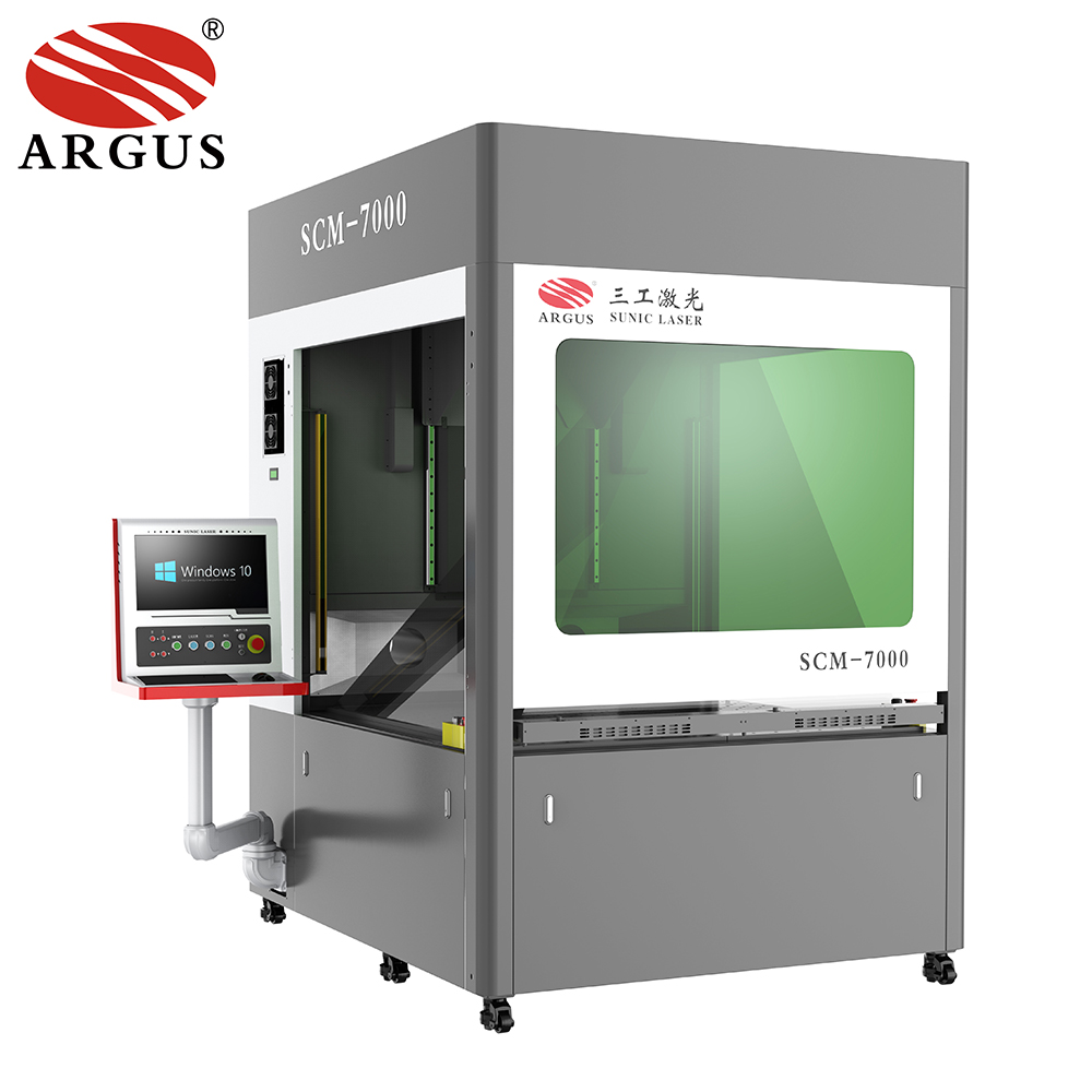 700W Jeans/Denim Specialized laser washing burning solution-Argus CO2 Dynamic Laser marking machine