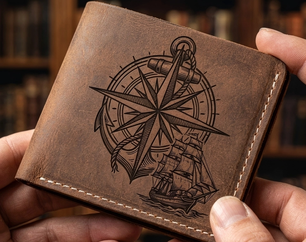 leather laser engraving 